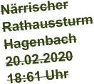 Nrrischer Rathaussturm Hagenbach 20.02.2020 18:61 Uhr